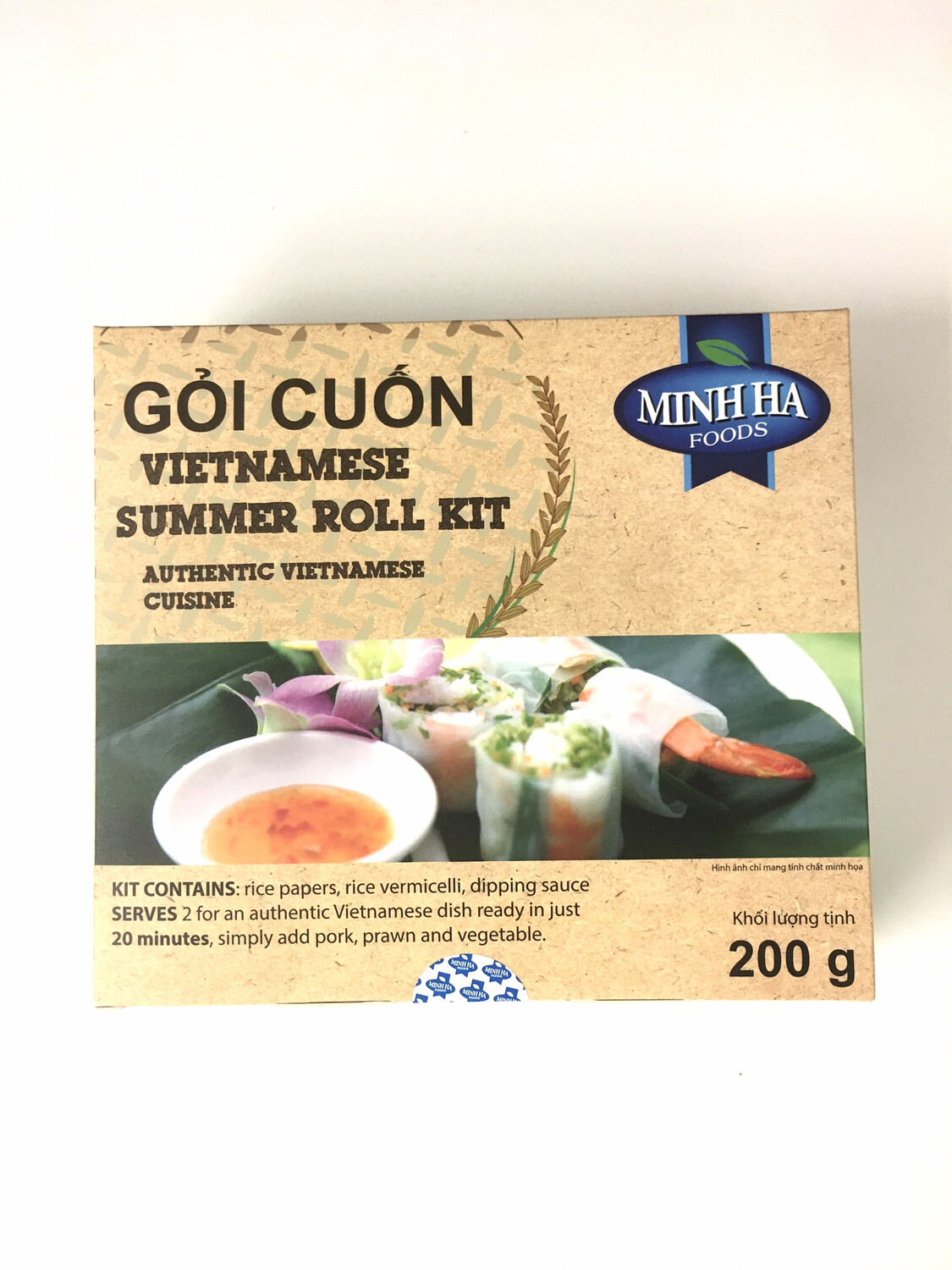 MINH HA FOODS VIETNAMESE SUMMER ROLL KIT 12X200G