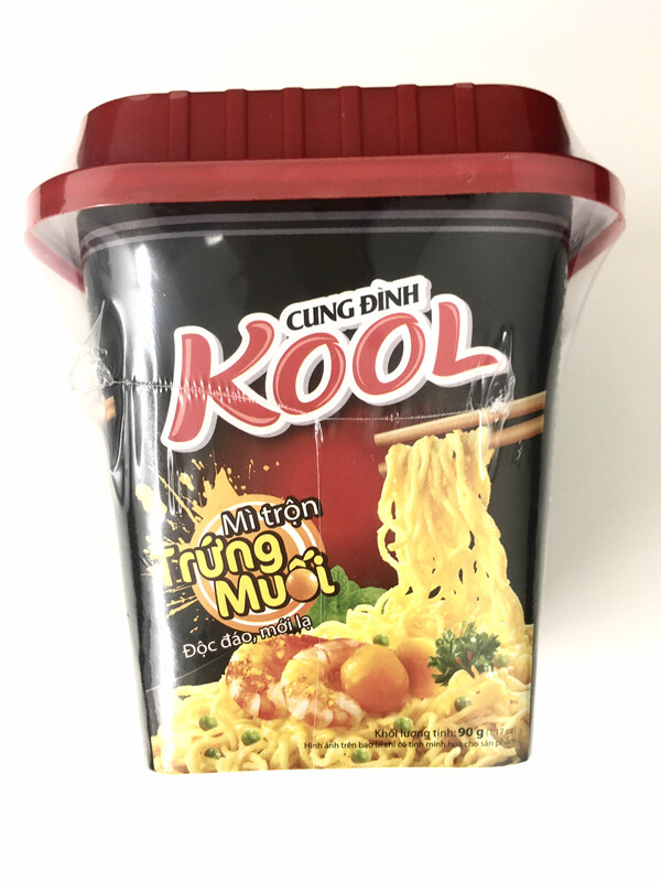 KOOL SALTED EGG INSTANT NOODLE (CUP) 12X90G