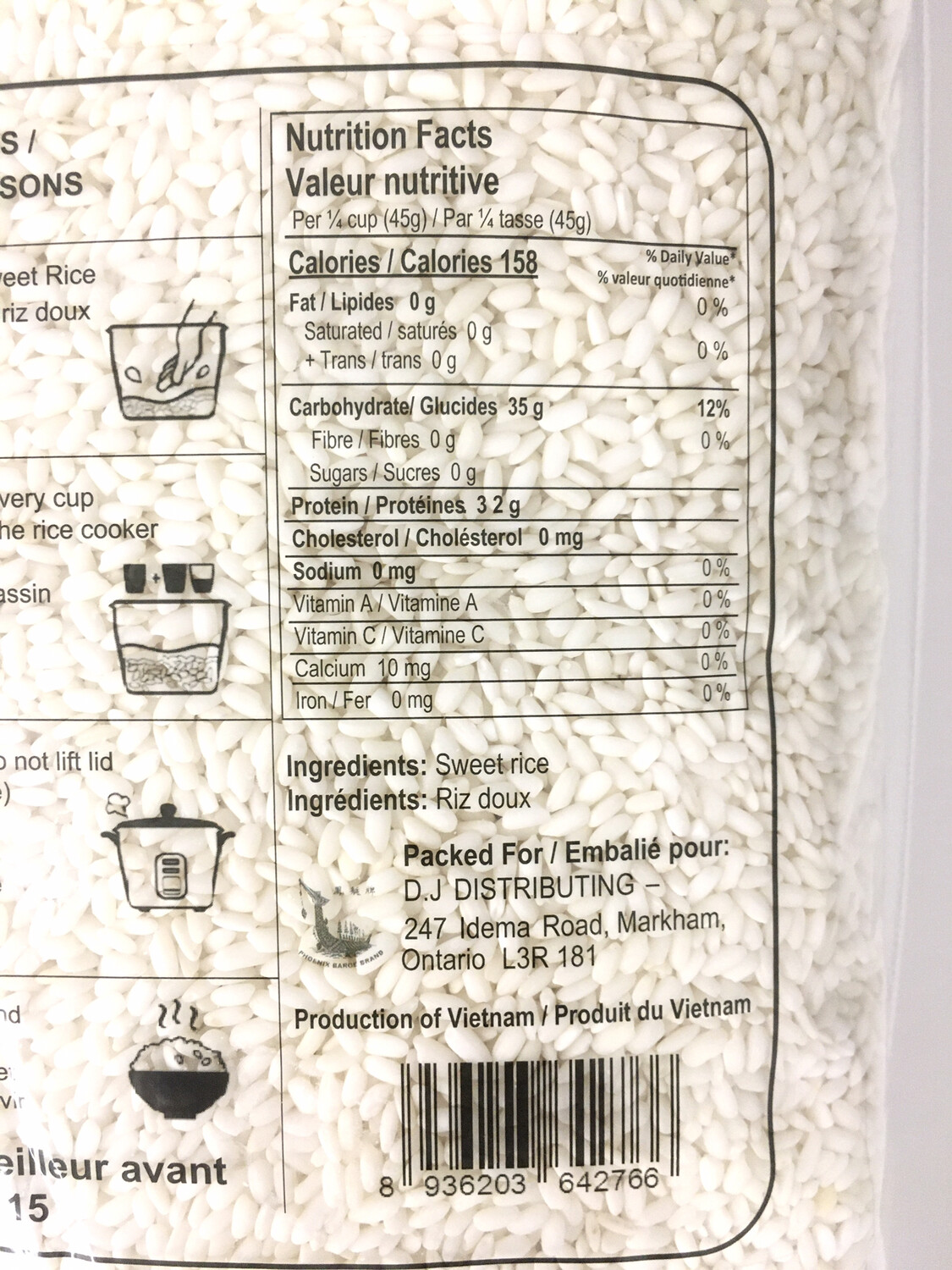 GOLDEN PALACE SWEET RICE 10X4LBS