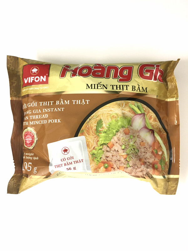 VIFON HOANG GIA INSTANT BEAN THREAD WITH MINCED PORK MIEN THIT BAM 18X105G