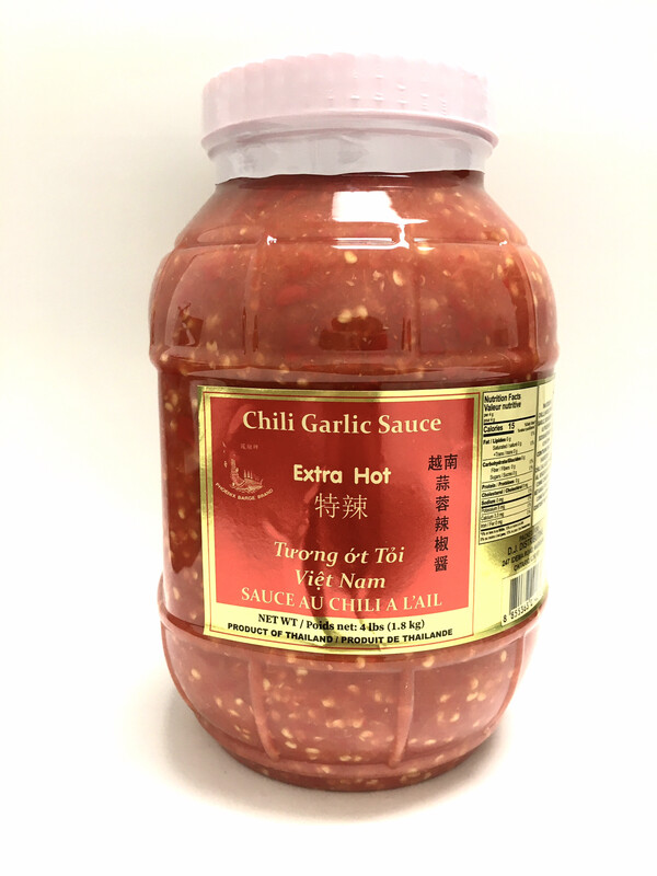 PHOENIX CHILI GARLIC SAUCE (EXTRA HOT)  6X1800G
