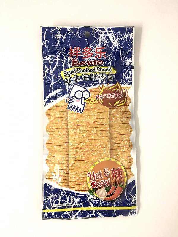 BENTO SQUID SNACK HOT &amp; SPICY 36X20G