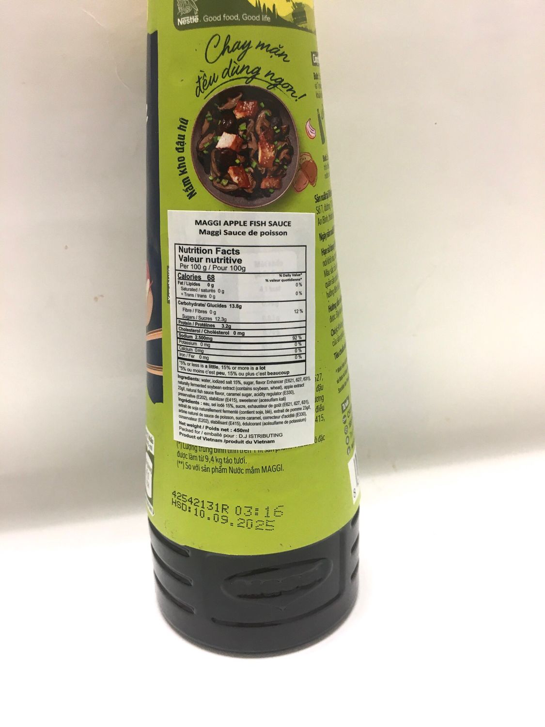MAGGI APPLE FISH SAUCE 24X450ML