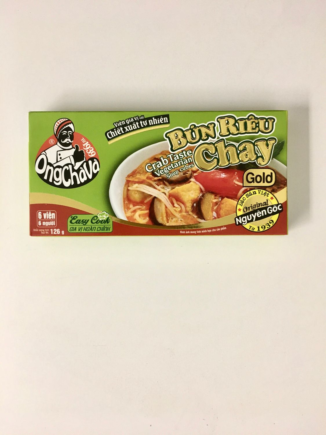 ONGCHAVA SEASONING CUBE BUN RIEU CHAY 80X126G