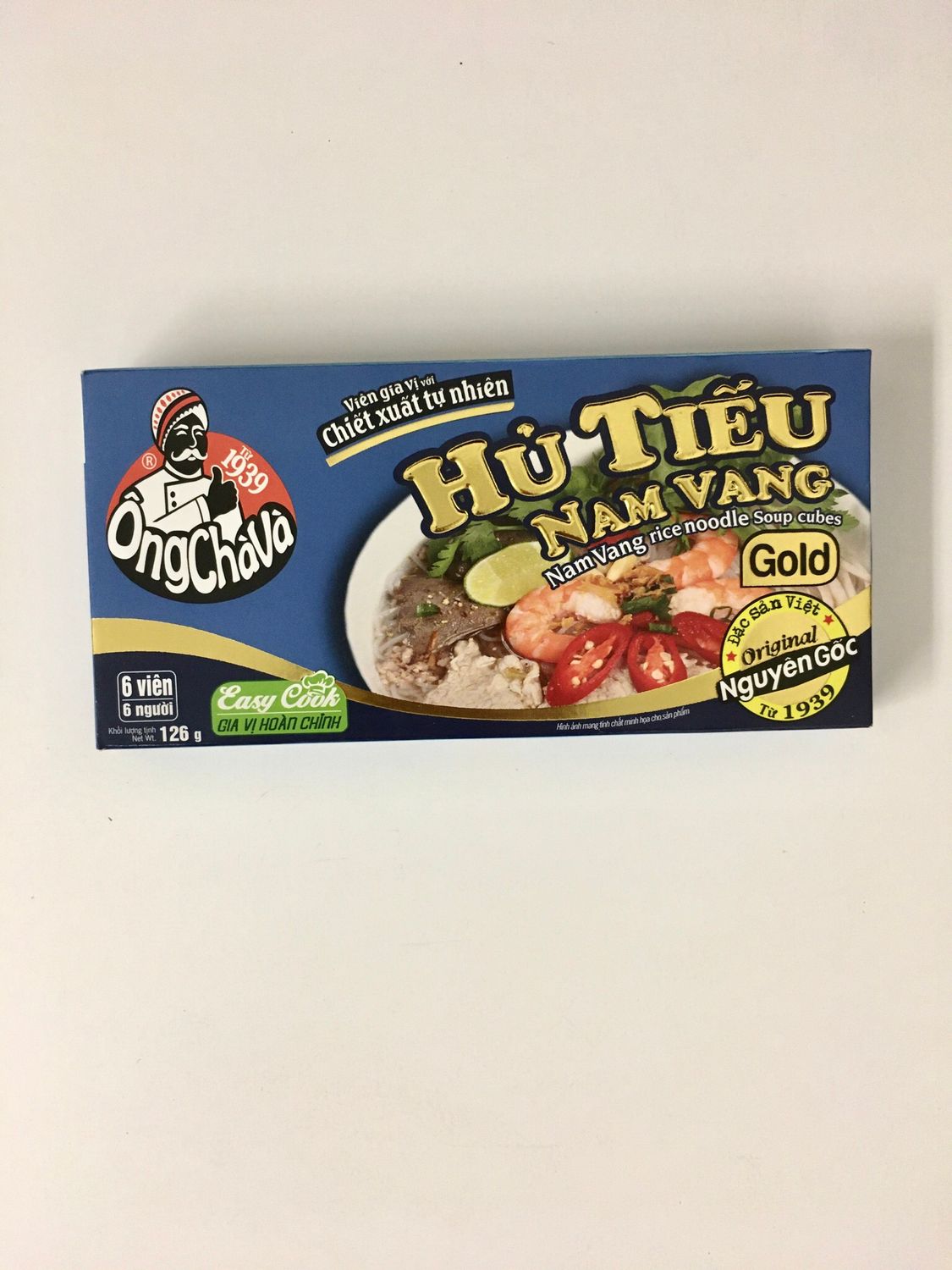 ONGCHAVA SEASONING CUBE HU TIEU NAM VANG 80X126G