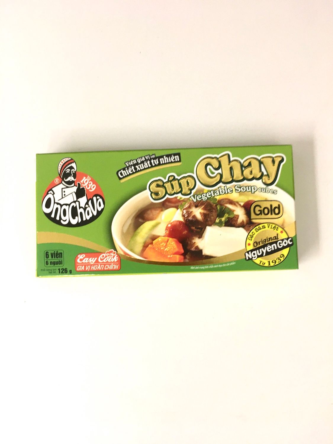 ONGCHAVA SEASONING CUBE SUP CHAY 80X126G