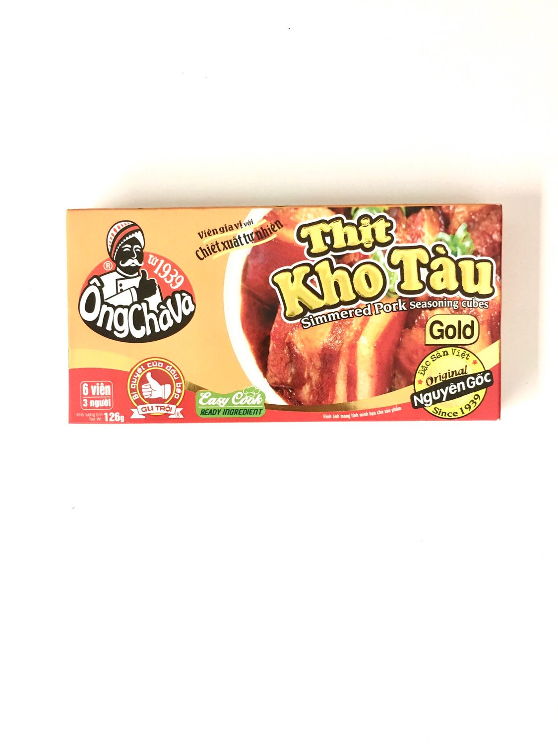 ONGCHAVA SEASONING CUBE THIT KHO TAU 80X126G