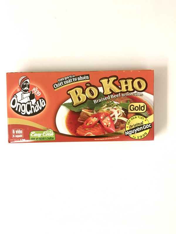 ONGCHAVA SEASONING CUBE BO KHO 80X126G