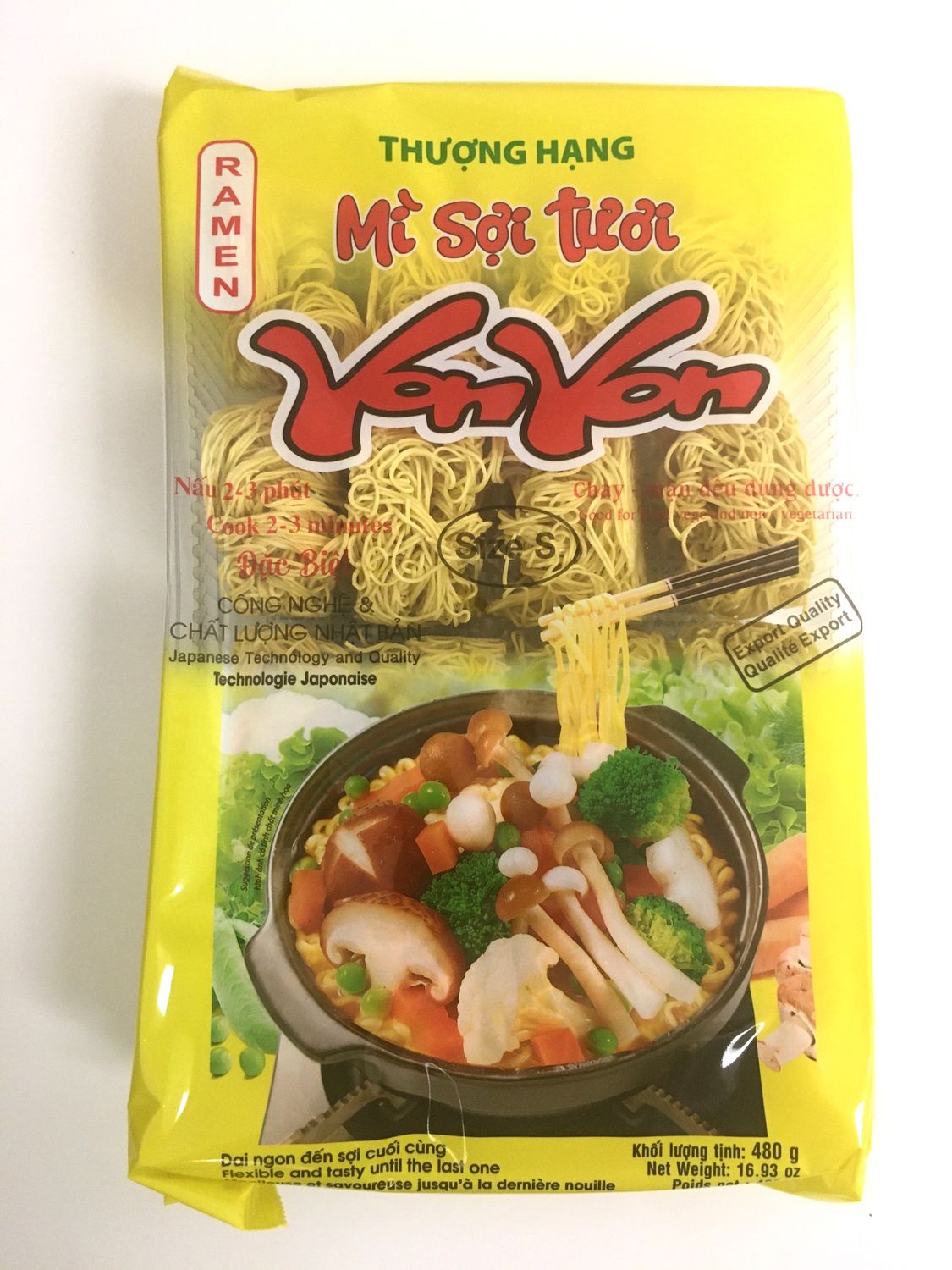 MIKKO YONYON RAMEN NOODLE 16X480G