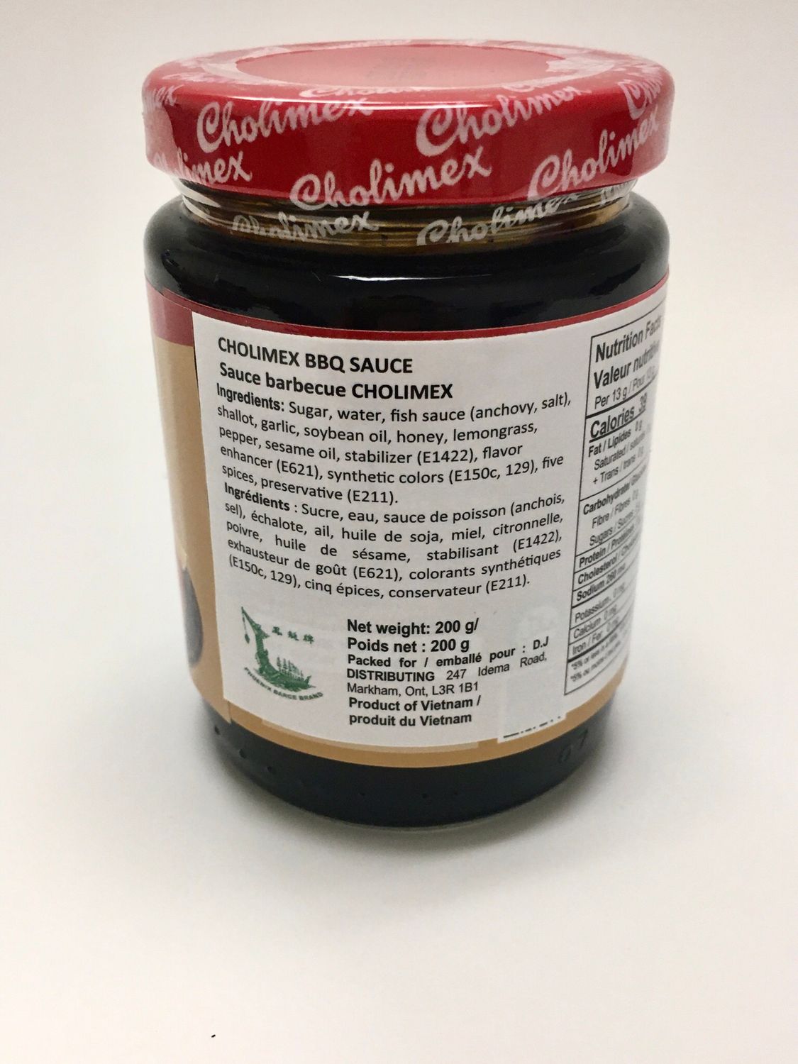 CHOLIMEX XOT UOP THIT NUONG BBQ SAUCE 36X200G