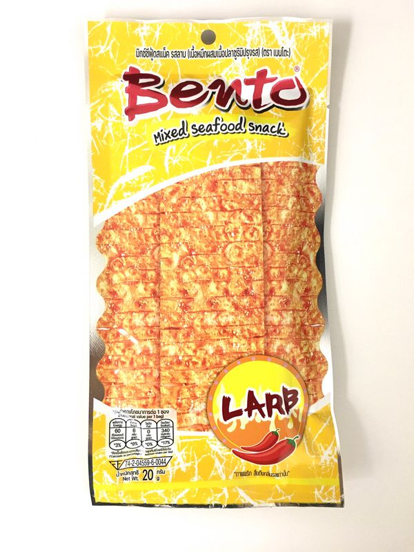 BENTO SHEET SPICY LAAB 36X18G