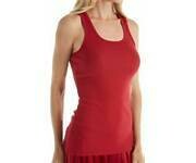 PJ Harlow Charlie Racer Back Top - red  Size L, XL