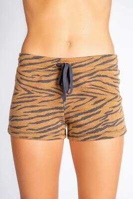 PJ Salvage Wild One Tiger Pajama Lounge Shorts   Size XL