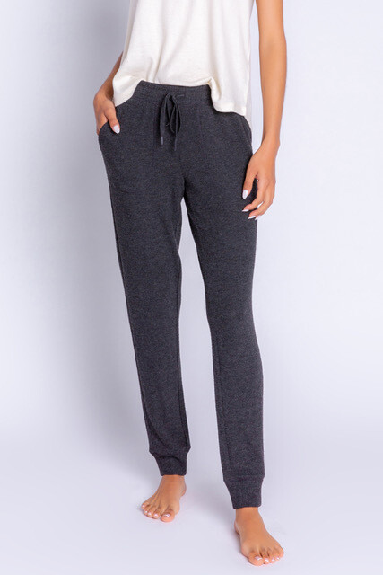 PJ Salvage Peachy in Color Lounge Pants- Slate  Size M