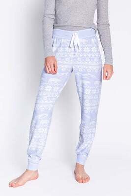PJ Salvage Ice Blue Cool Thermal Comfy Jogger Size L, XL