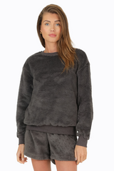 Dylan Cozy Charcoal Sweatshirt Size L