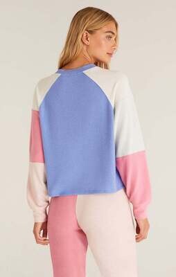 Color Block ZSupply Pajama Lounge Top Size XS