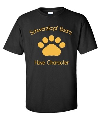 NEW 2023-2024 Black Character Shirt