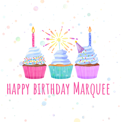 Happy Birthday Marquee