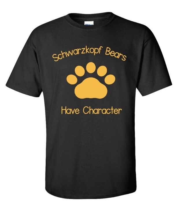 Student/Adult Black Character Shirt