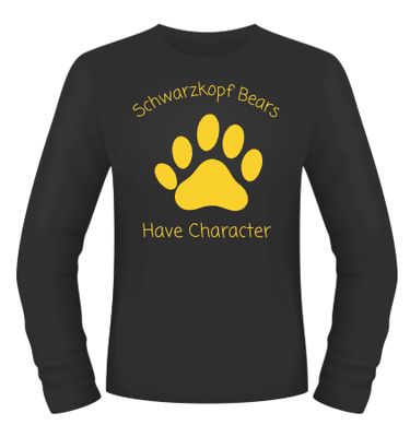 Long-Sleeved Character T-Shirt