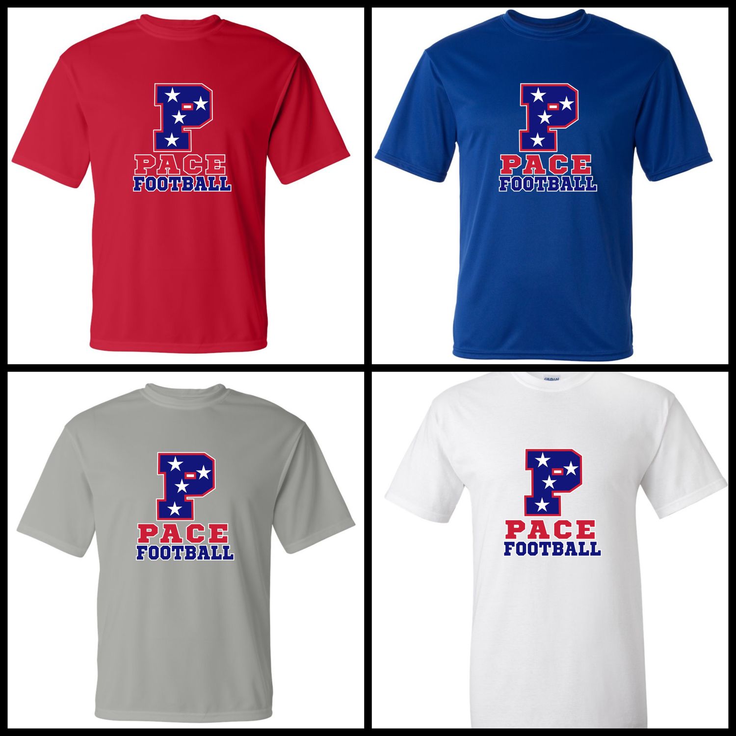 Pace Football Performance/Dri Fit Shirts