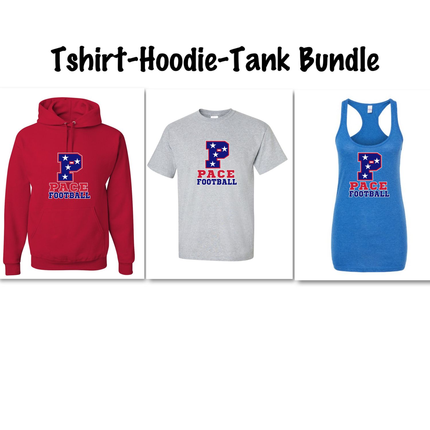 Tshirt - Hoodie - Tank Bundle