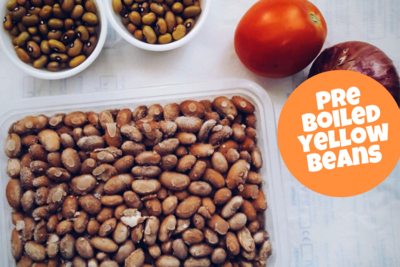 Pre Boiled Yellow beans 500g pack