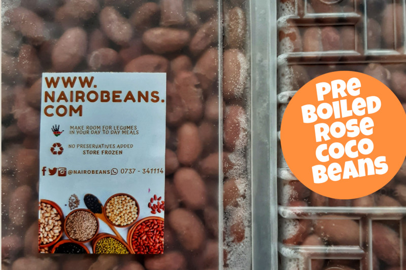 Pre Boiled Rose coco beans 500g pack