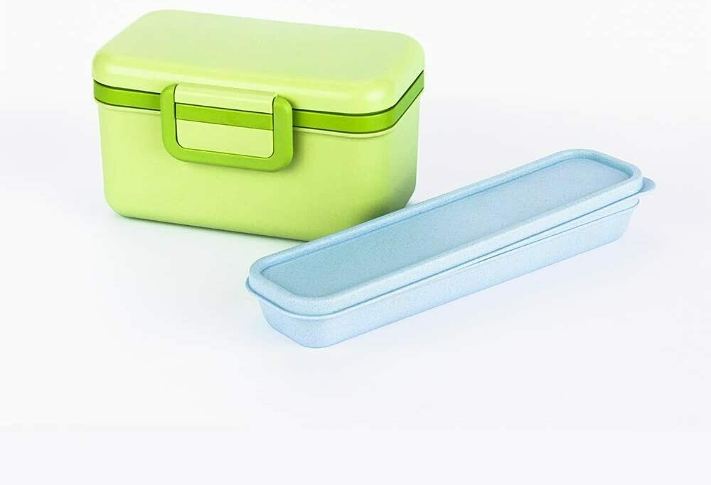 Food Storage Containers with Lids - Bento Box - On-the-Go Meal - Leakproof, Durable, Microwaveable, Freezer Safe and Dishwasher Safe