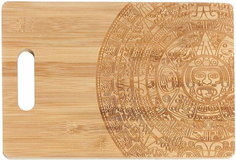 Cutting Board - Bamboo Cutting Board - Butcher Block - Wooden Cutting Board - Aztec Design