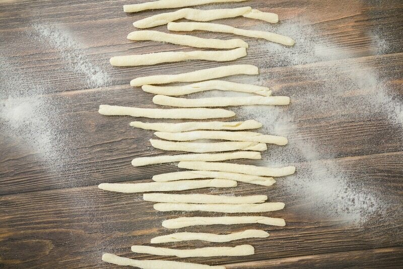 Fusilli fatti a mano