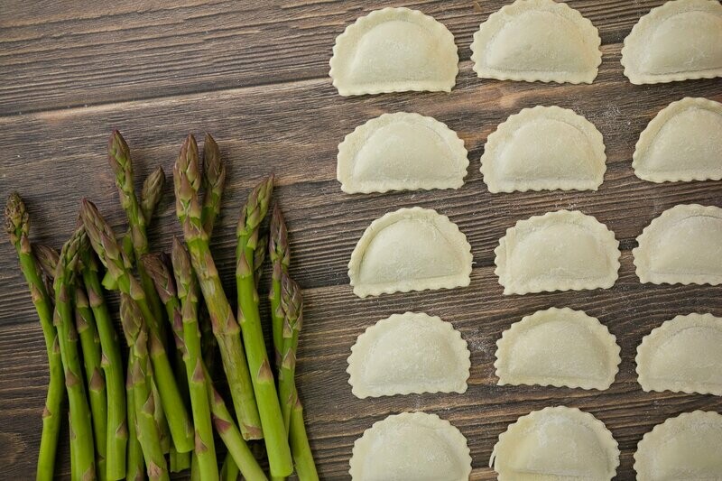 Ravioli agli Asparagi