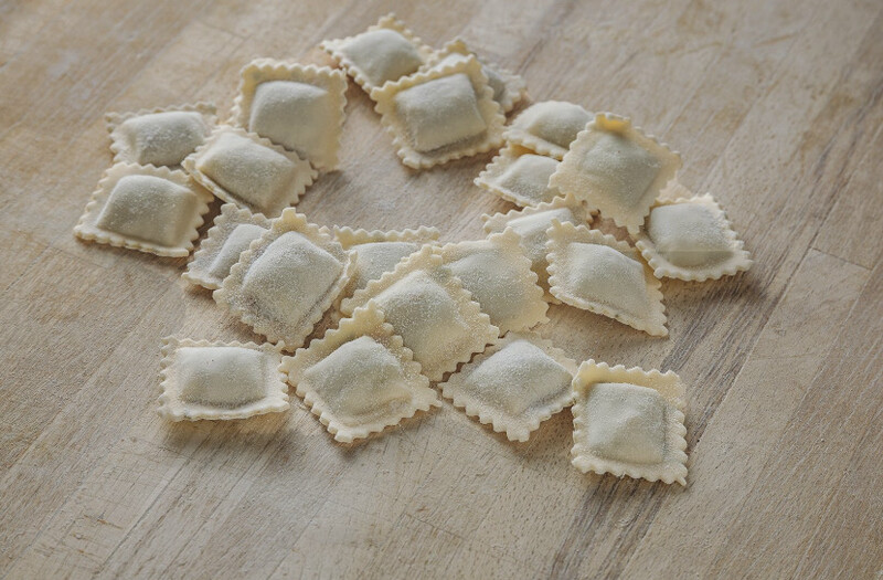 Ravioli di Magro con Borragini