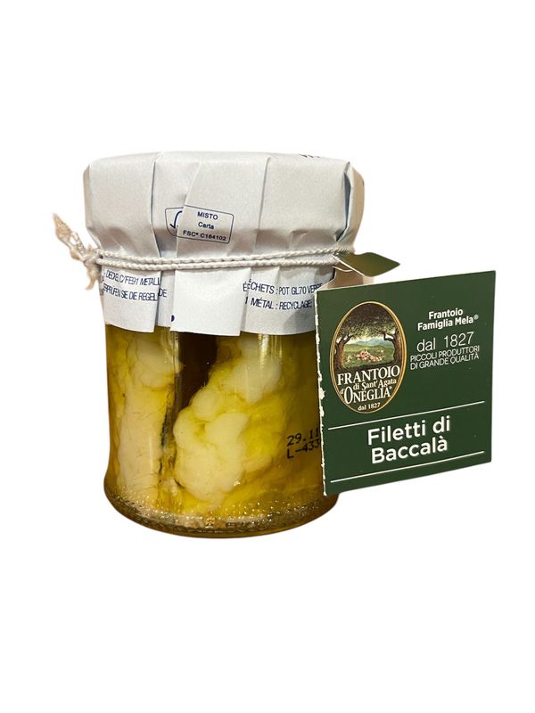 Filetti di Baccalà 150gr in Olio d'Oliva