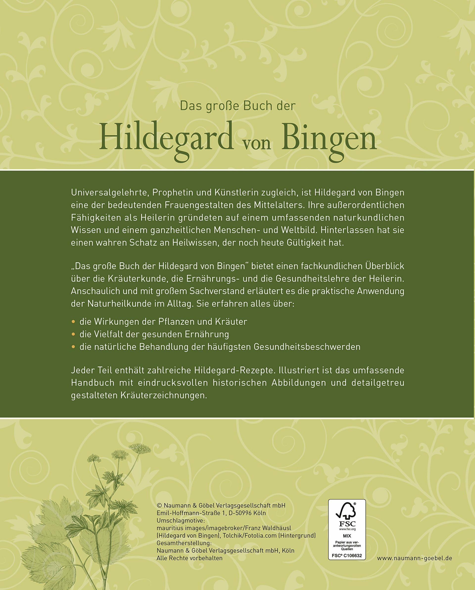 Das große Buch der Hildegard von Bingen ▻ online kaufen