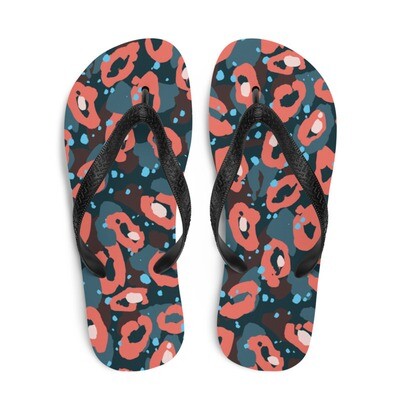 Safari Bubbles Flip-Flops
