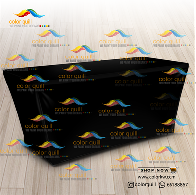 مفرش اسود ساده بدون طباعه