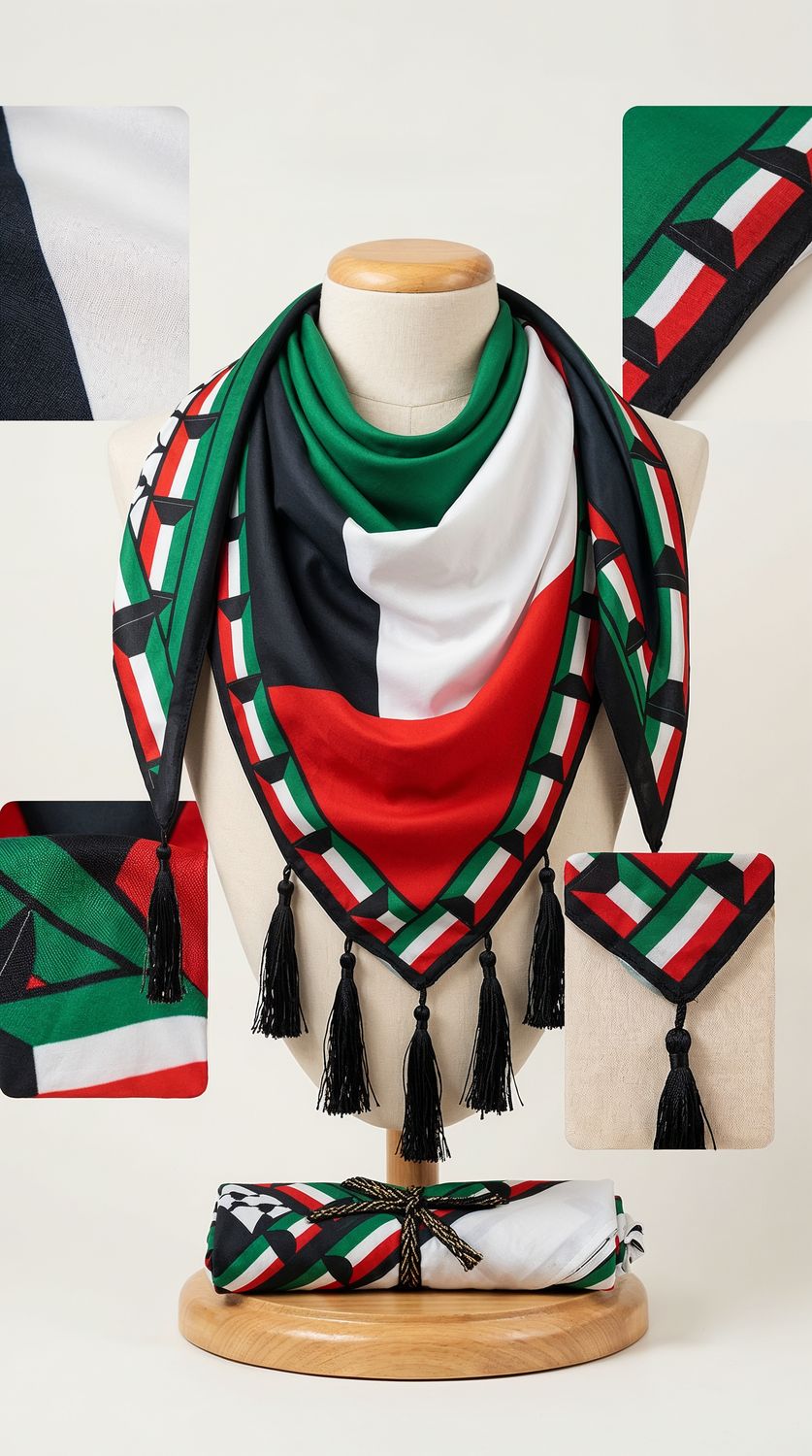 سكارف علم الكويت