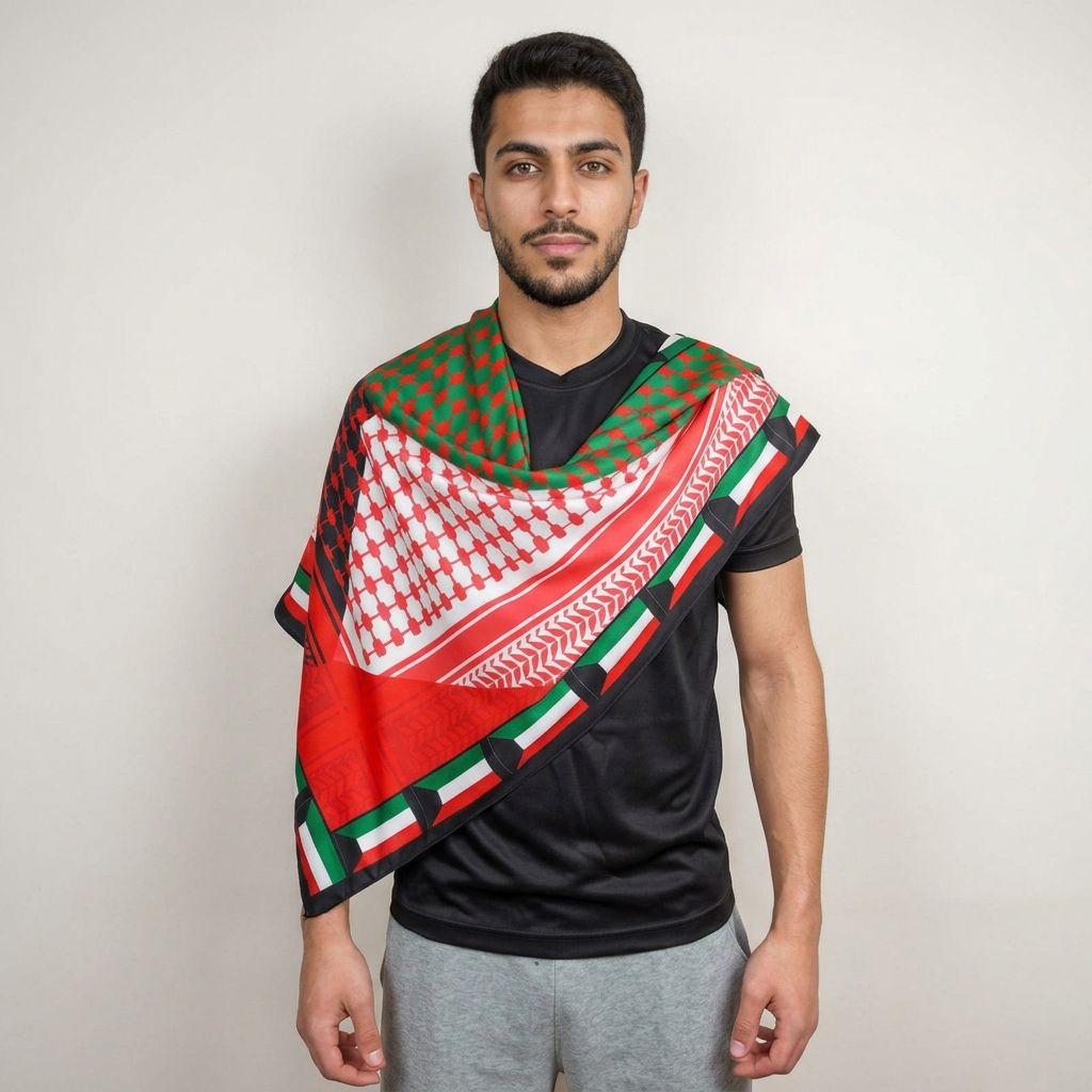 سكارف علم الكويت