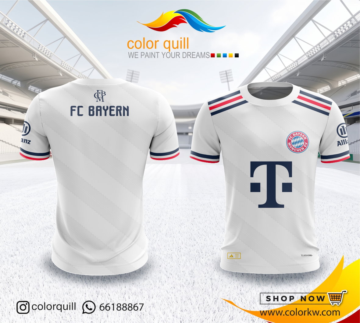 تيشرت بايرن ميونخ (احتياطي) | Bayern Munich Away CQ27-053