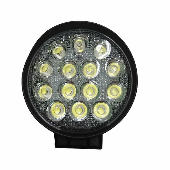 FOCO DE LED REDONDO 12/24V, 14 LED, 42W Y 3500LM