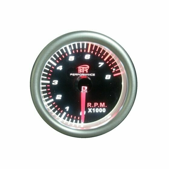RELOJ TACÓMETRO 8000 RPM GASOLINA SMOKED