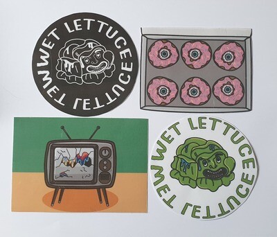 Wet Lettuce Sticker Pack