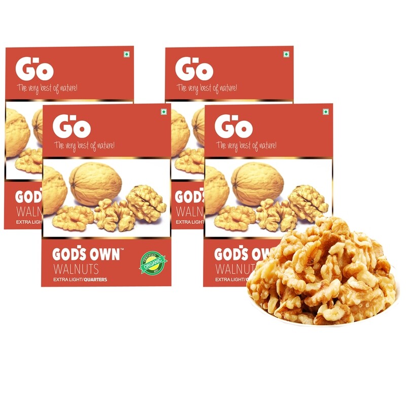 Go Organic Extra Light Quarters Walnuts