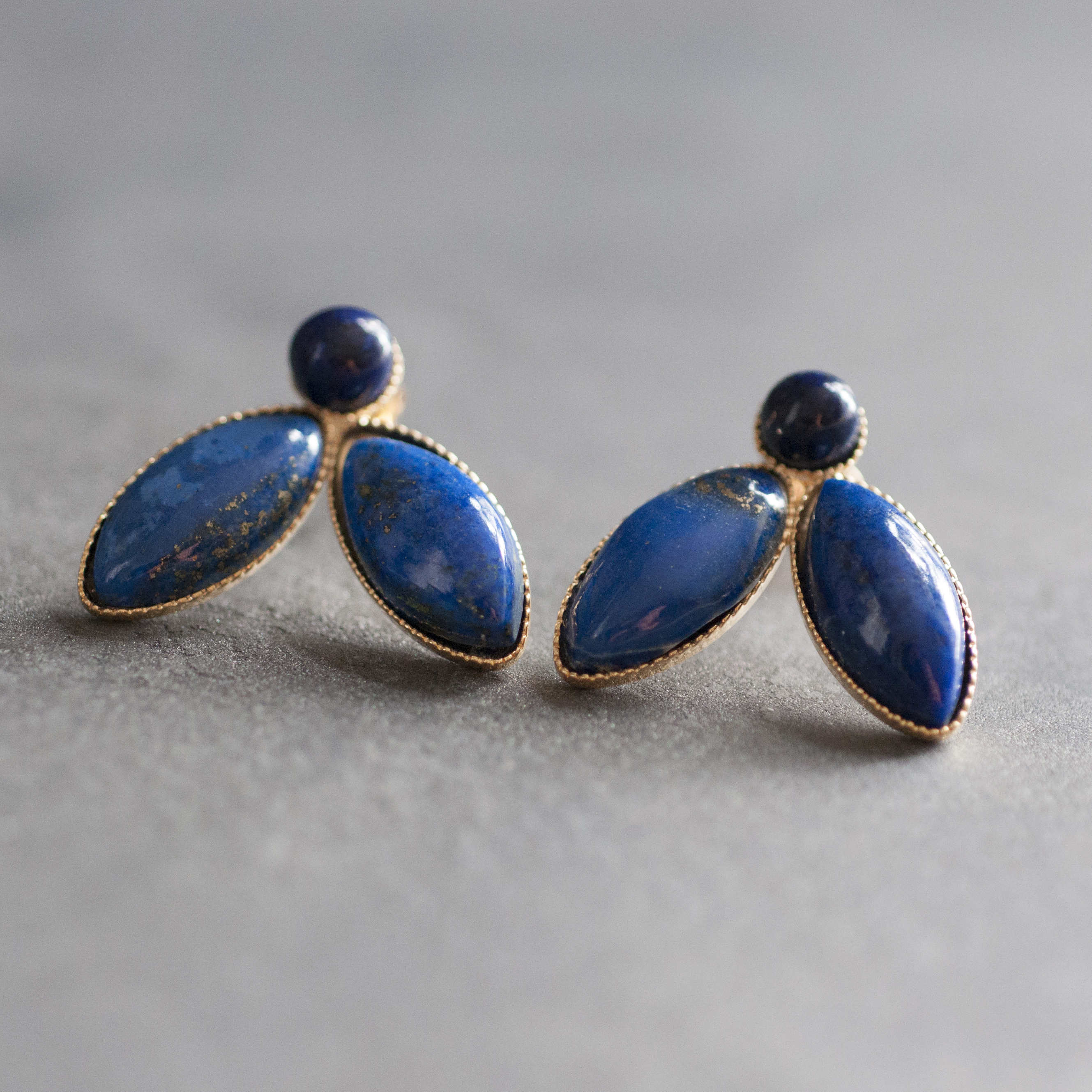 Boucles Siane Lapis - Azucar Bijoux Boucles Siane Lapis - Azucar Bijoux