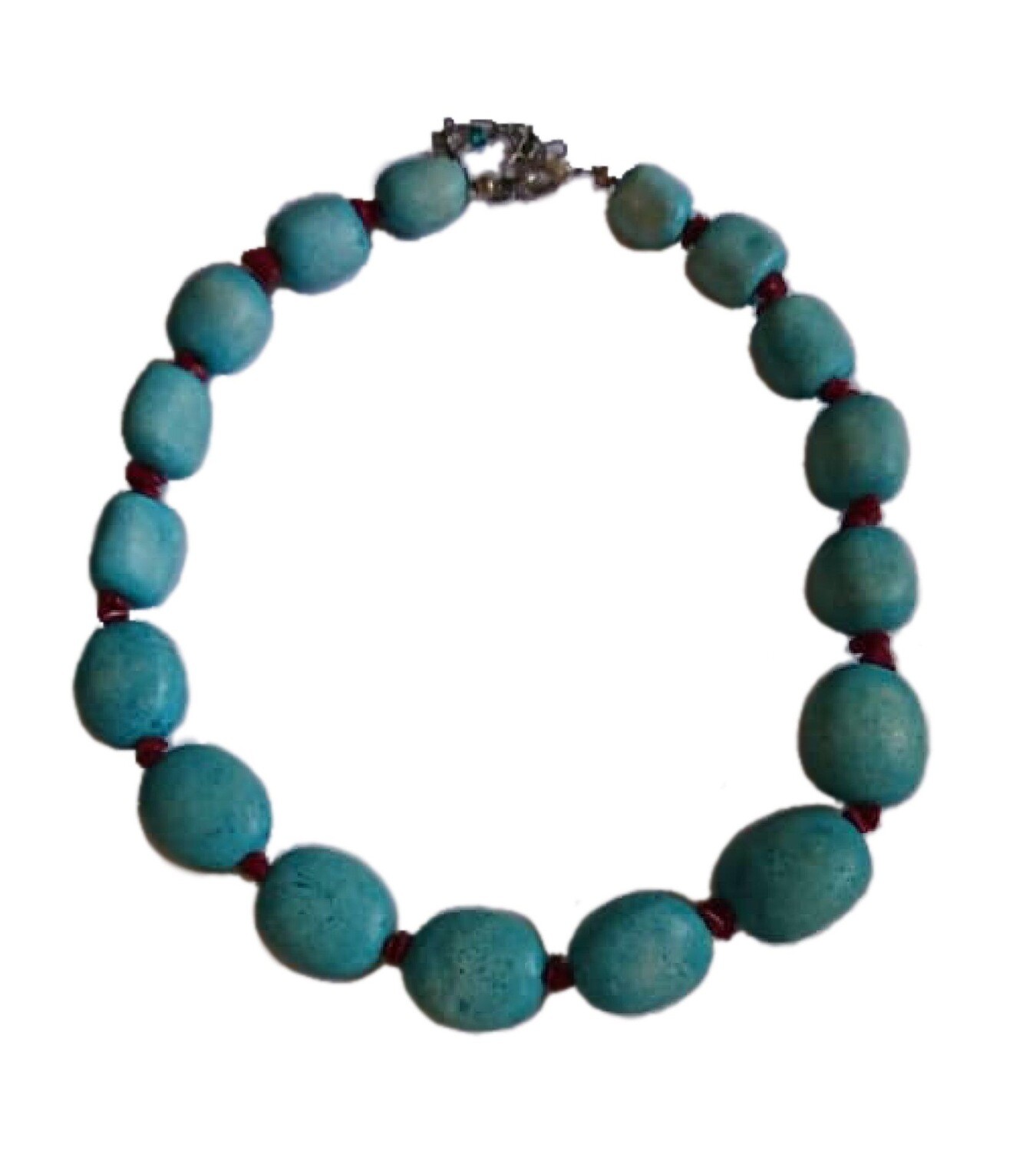 Rounded turquoise necklace