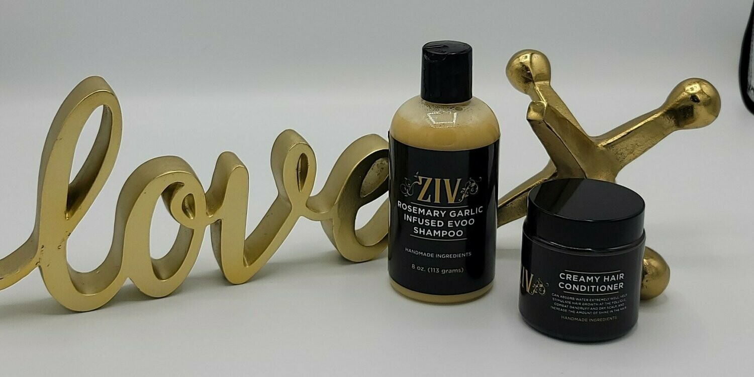 Ziv Rosemary Garlic Infused EVOO Shampoo Ziv Rosemary Garlic Infused EVOO Shampoo
