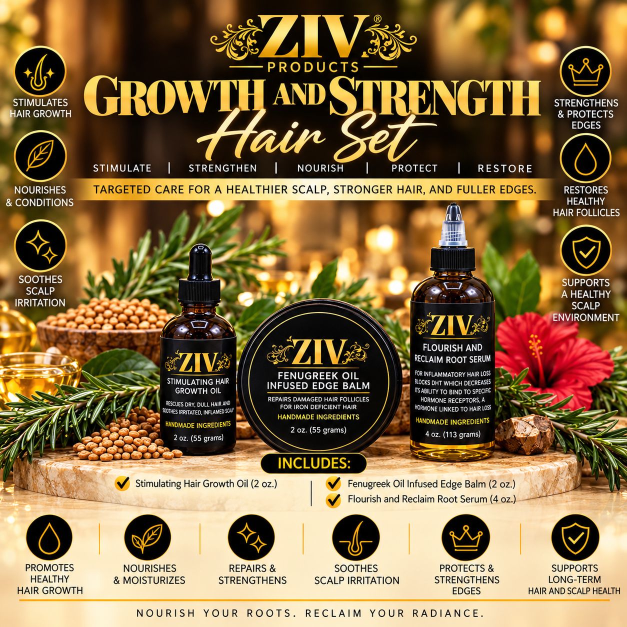 Growth and Strength Hair Set
