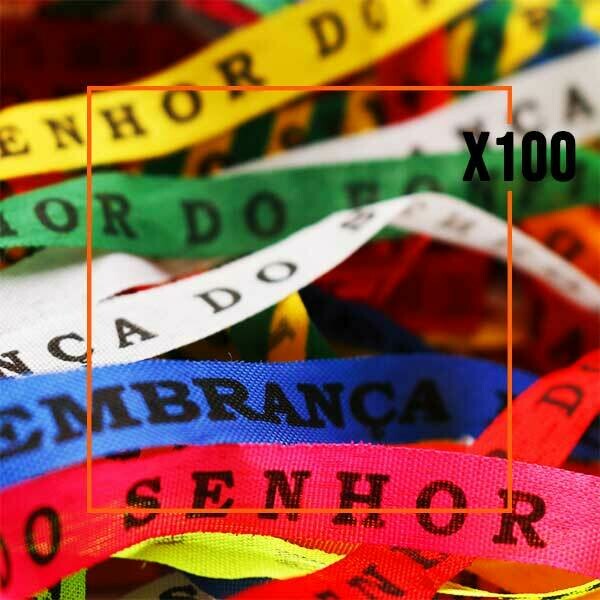 Bracelets brésiliens porte-bonheur, fitas senhor do bonfim assortiment par 100